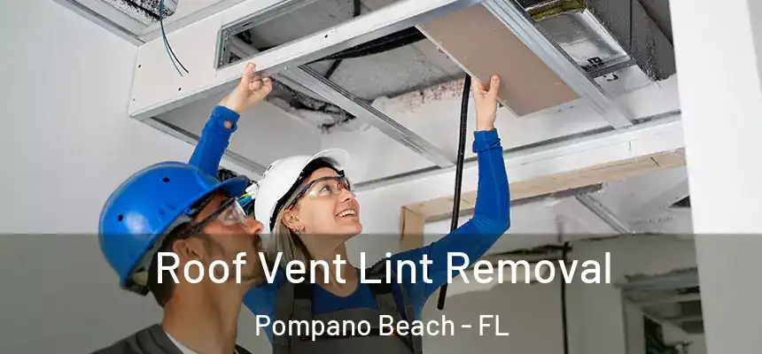 Roof Vent Lint Removal Pompano Beach - FL